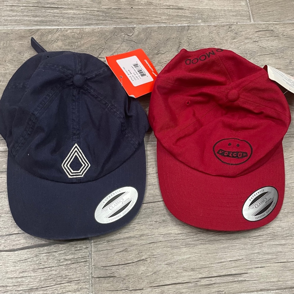 Boys Volcom Baseball Caps - Set of 2